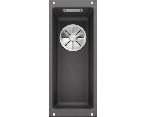 BLANCO SUBLINE 160-U | Granitspüle in felsgrau für Unterbau in grau von BLANCO