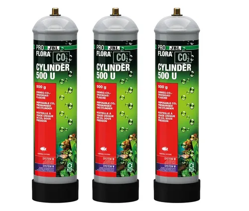 JBL CO2 Diffusor ProFlora CO2 Cylinder 500 U 3x