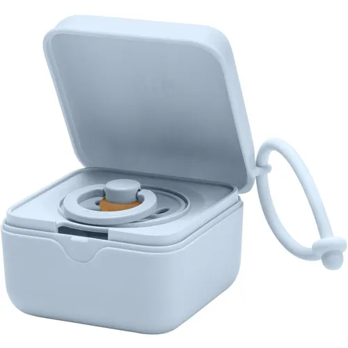 BIBS Dummy Case Schnullerbox Baby Blue 1 St. von BIBS