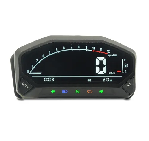 Zaddox SM24 Motorrad Tachometer Digital mit Drehzahlmesser
