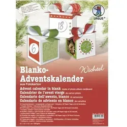 Adventskalender-Set Geschenkboxen blanko Wichtel 6,1x6,1x6,1cm