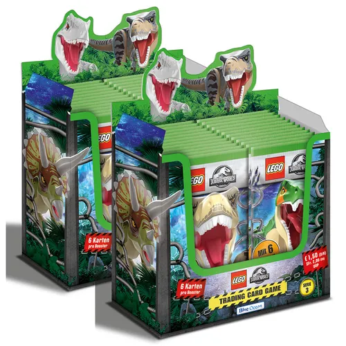 Blue Ocean LEGO Jurassic World Serie 3 Trading Cards 2 Display (72 Booster)