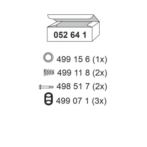Ernst Montagesatz, Schalldämpfer 052641