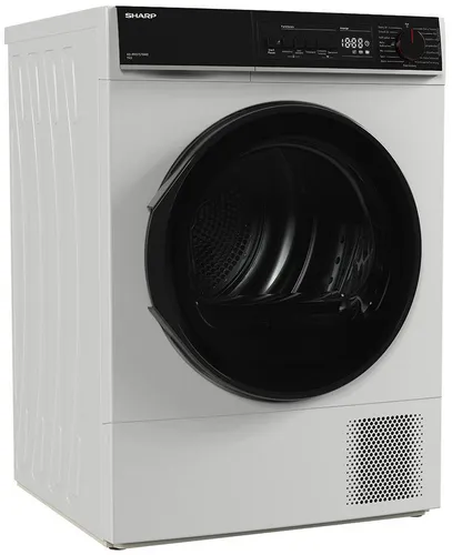 Sharp Wärmepumpentrockner KD-PRO7S7GWD-DE, SoftTouch-Bedienung mit LED-Display, Trommelbeleuchtung, WiFi