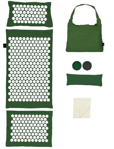 LifeGoods ECO Akupressurmatte Mit Kissen