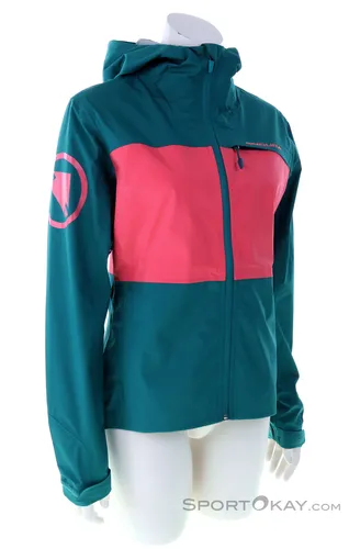 Endura Singletrack Waterproof II Damen Bikejacke - Oliv Dunkelgrün XL - Fahrradbekleidung mit wasserdichtem Material und atmungsaktivem Design, perfekt für unbeständiges Wetter beim Radfahren.