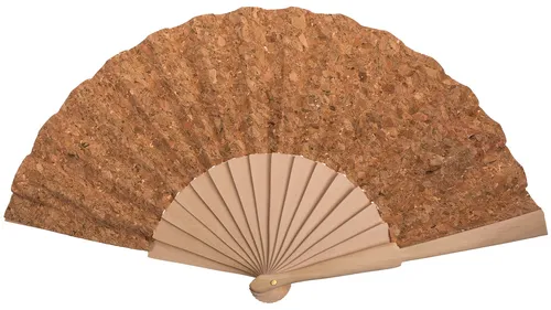 OOTB Holz-Fächer mit Kork ca. 23 cm