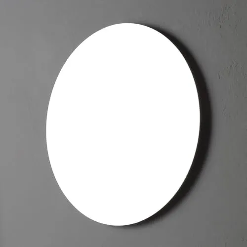 KIAMAMI VALENTINA - Runder Spiegel 70 cm Modern ohne Rahmen