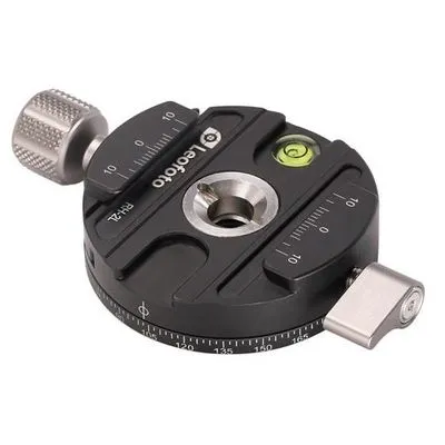 Leofoto Panning Clamp RH-2L + Release Plate NP-60 - Stativköpfe mit präziser Panoramaklemmung, ideal für Landschafts- und Architekturfotografie.