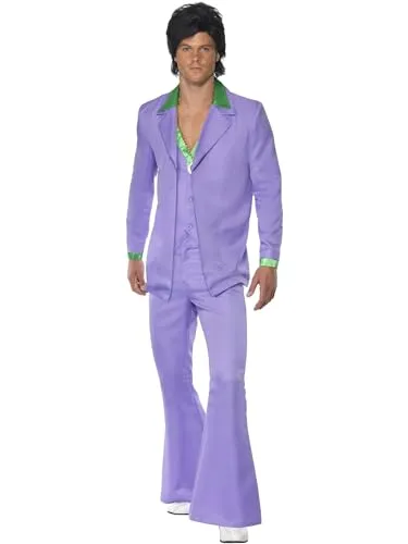 Lavender 1970s Suit Costume (L) in lila von Smiffys