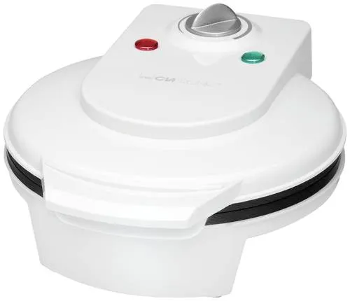 Clatronic Waffeleisen WA3491 - Herzwaffelautomat mit 1200 W - Waffeleisen für perfekte Herzwaffeln (Ø 18 cm) mit stufenlosem Bräunungsgrad, antihaftbeschichtet und schnell zu reinigen. Ideal für Waffel-Liebhaber!