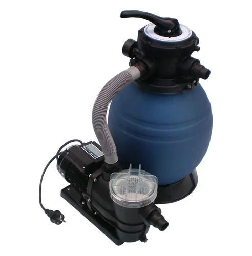 Sandfilteranlage Pool 6 m³/h mit Pumpe Vorfilter SPLASH 300 bis 30m³