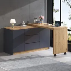 OKWISH Essgruppe 5-teilig mit Tisch und 4 Stühlen