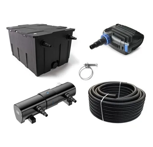 AquaOne Teichfilter Set Nr.76 CBF 550 mit UV Klärer von AquaOne