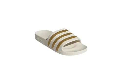adidas Damen Badeschlappen Adilette Aqua Badeschuh - Schnell trocknende adidas Damen Badeschlappen Adilette Aqua im 3-Streifen Design. Ideal für Dusche und Schwimmbad mit bequemem Cloudfoam Fußbett für hohen Tragekomfort.