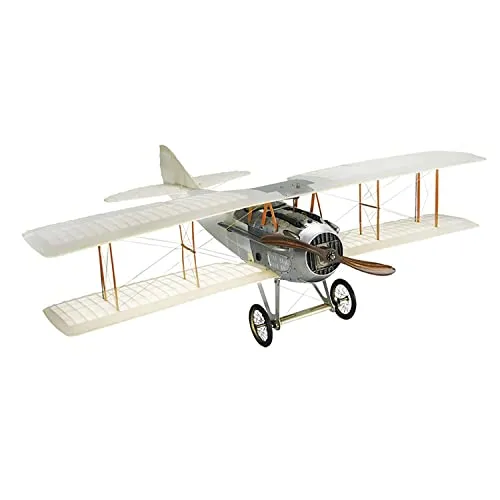 Authentic Models Doppeldecker Flugzeugmodell - Transparent Spad - Ferngesteuerte Flugzeuge - Handgefertigtes Doppeldecker Modell in beeindruckenden 76 x 60 x 23 cm, ideal für Sammler und Liebhaber von Flugzeuggeschichte.
