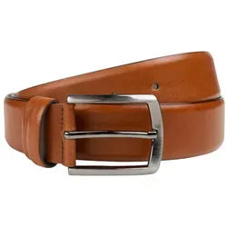 herémood Ledergürtel Leder Gürtel Herren in Schwarz und Braun – Klassischer Herrengürtel (für Business und Freizeit – Gürtel von 95 bis 130 cm – Stilvoll, 1-St., pflegeleicht und robust – Passend zu Jeans, Chino und Anzug) Männer Gürtel für jedes Outfit braun 80cm Bundweite / 95cm Gesamtlänge