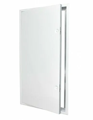 Revisionstür 50 x 70 cm weiß (bxh) mit Vierkantverschluss incl. Schlüssel