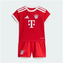 adidas Performance Trainingsanzug FC BAYERN MÜNCHEN 26/27 MINI-HEIMAUSRÜSTUNG (1-tlg) rot 6-9M - Stylischer Trainingsanzug für kleine Fußballfans, aus recyceltem Polyester, pflegeleicht und ideal für aktive Kinder im Alter von 6-9 Monaten.