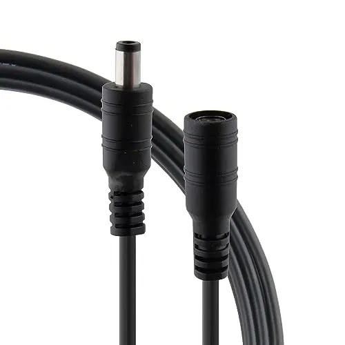 DC Verlängerung 5,5 x 2,1 1-10 Meter Gleichstrom CCTV Anschlusskabel Strom (0,50 Meter)