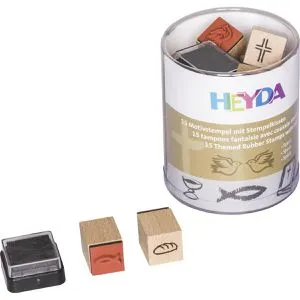 Heyda 204888483 Stempel-Dose „Spirit“ Motivgröße: ca. 1, 5 x 1, 5 cm