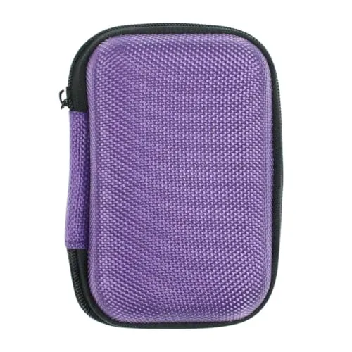 Schutztasche für Accu-Chek Aviva/Guide/Instant – Hardcase mit Reißverschluss, Netzfach & Gummizug – für Blutzuckermessgerät