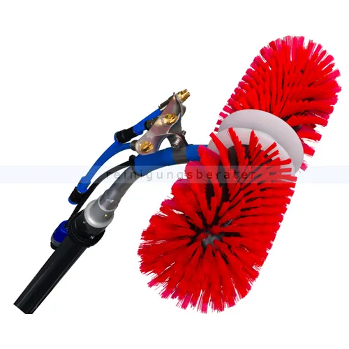 Produktbild Lewi ROTAQLEEN 72004 Classic Solar rot 40 cm Bürste rotierende Bürste für die gründliche Solarreinigung