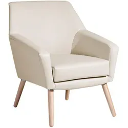 Produktbild Max Winzer Alegro Sessel in Beige aus Kunstleder