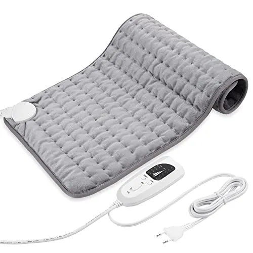 Heizkissen, Wärmekissen für trockene und feuchte, Wärmekissen für Rücken Nacken Schulter Bauch weiche Flanelloberfläche (30 X 60 cm)