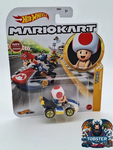 Hot Wheels Mario Kart - Toad Standard Kart NEU & OVP von Mattel Nintendo Lizenz