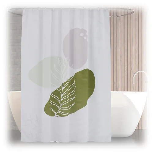 Duschvorhang Badewannenvorhang Badezimmer Vorhang 180x200cm mit Motiv Polyester