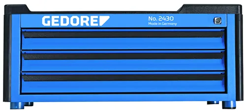 GEDORE Werkzeugtruhe mit 3 Schubladen, Blau