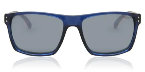 Superdry Kobe Sonnenbrille - Navy/Black - Sportbrillen mit 100 % UV-Schutz und handgefertigtem Acetat für herausragende Haltbarkeit und Mobilität. Klassische rechteckige Silhouette, inspiriert von japanischen Grafiken.