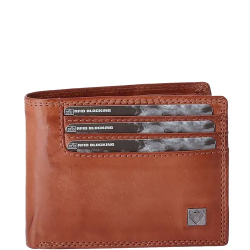 Urban Bull Leder Geldbörse AVANCO Cognac