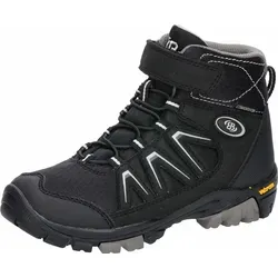 Brütting Mount Moran Kinder Outdoorstiefel schwarz/grau 36 - Wanderschuhe für Kinder mit wasserdichter Comfortex-Klimamembrane, rutschfester Vibram-Laufsohle und Warmfutter für optimalen Komfort bei jedem Abenteuer.