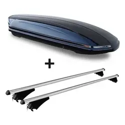 Skibox VDPMAA460G mit Alu-Relingträger für BMW X3 F25