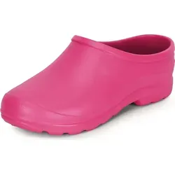 Ladeheid Damen und Herren leichte Eva Clogs Gartenclogs Gartenschuhe LADW001 (Rosa 6108, 44) - Rosa - 44