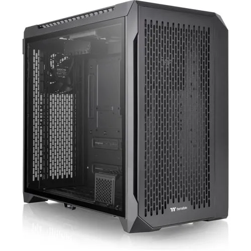 Thermaltake CTE C750 Full Tower PC-Gehäuse Schwarz - PC-Gehäuse mit innovativem Design, hervorragender Kühlung und Platz für umfangreiche Hardware-Konfigurationen.