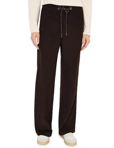 Cecil Wide Leg Twill Hose Tartufo Brown M