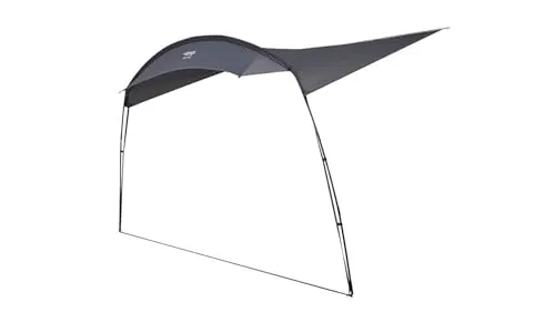 Vango Poled Sun Canopy 3M Grey Violet - Sonnensegel mit robusten PowerFlex Fiberglas Stangen, wasserdicht und ideal für vielseitige Outdoor-Aktivitäten