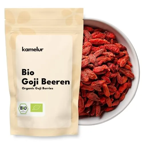Kamelur 2kg getrocknete BIO Goji Beeren ohne Zusätze von Kamelur