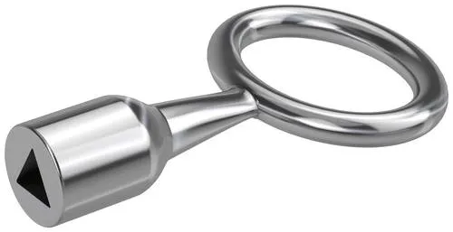 Basi 301D-8 Dornschlüssel Silber