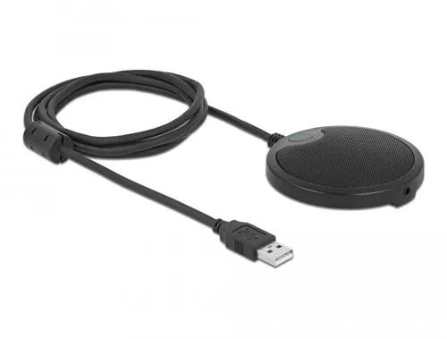 DeLOCK USB Kondensator Mikrofon Omnidirektional für Konferenzen - Mikrofone für klare Sprachübertragung, ideal für Konferenzen und Meetings mit omnidirektionaler Aufnahme.