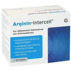 Arginin-Intercell 160 ST - Hochdosiertes Arginin - Arzneimittel zur Unterstützung der Durchblutung und Förderung der Gesundheit, ideal für Sportler und aktive Menschen.