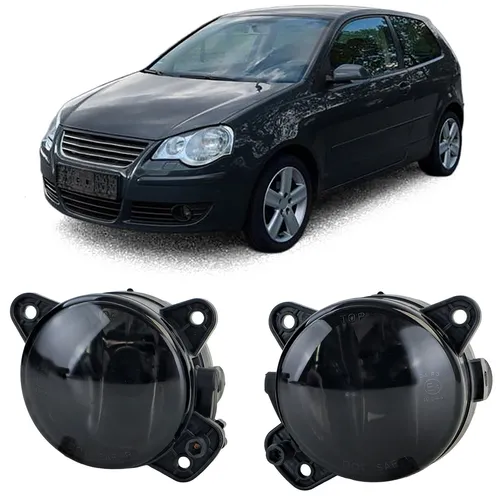 Klarglas Nebelscheinwerfer Set Schwarz Smoke für VW T5 Crafter Polo 9N3 - Präzise Halogen Nebelscheinwerfer für VW T5 und Polo 9N3, sorgen für optimale Sicht bei schlechten Wetterbedingungen und verleihen deinem Fahrzeug einen modernen Look.