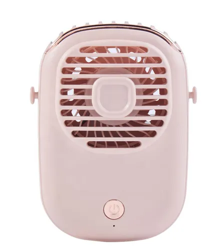Tragbares USB-Ladegerät Mini-Lüfter Wiederaufladbar Mini-Lüfter A-10 Pink
