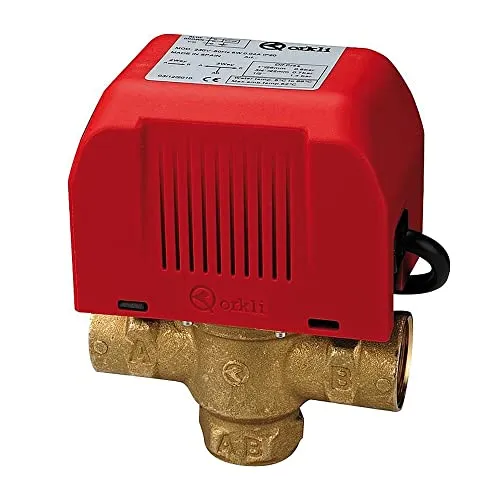 Orkli Drei-Wege-Zonenventil 1 Zoll IG mit Motor Umschaltventil Dreiwegeventil