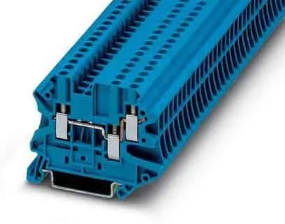 Phoenix Contact UT 2,5-TWIN BU Durchgangsreihenklemme 0,14-4mm² blau