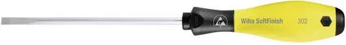 Wiha ESD Schlitz-Schraubendreher Klingenbreite: 3mm Klingenlänge: 100mm DIN EN 61340-5-1
