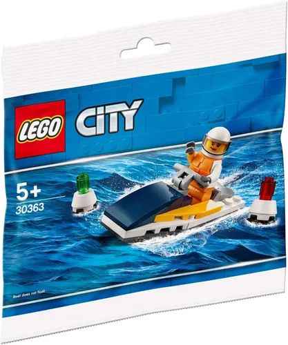 NEUES LEGO City Rennboot Jet Ski Polybag – Set 30363 – Minifiguren Bundle